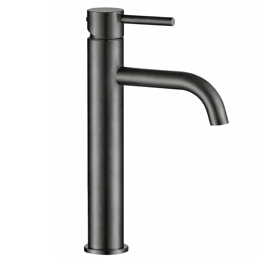 VBI-050101GR Смеситель для умывальника VBI Milano однорычажный, графит (VBI-050101GR)