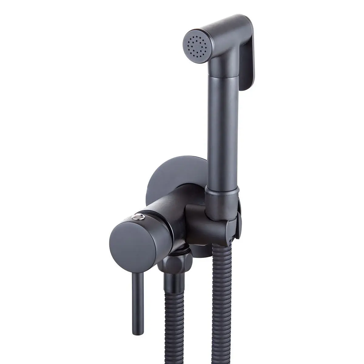 АР000040457 Гигиенический душ Aqua Rodos Verona скрытого монтажа, однорычажный, черный матовый (АР000040457)