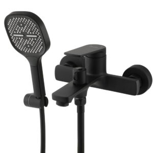 Смеситель для ванны Venta однорычажный, черный матовый (BA305KB)