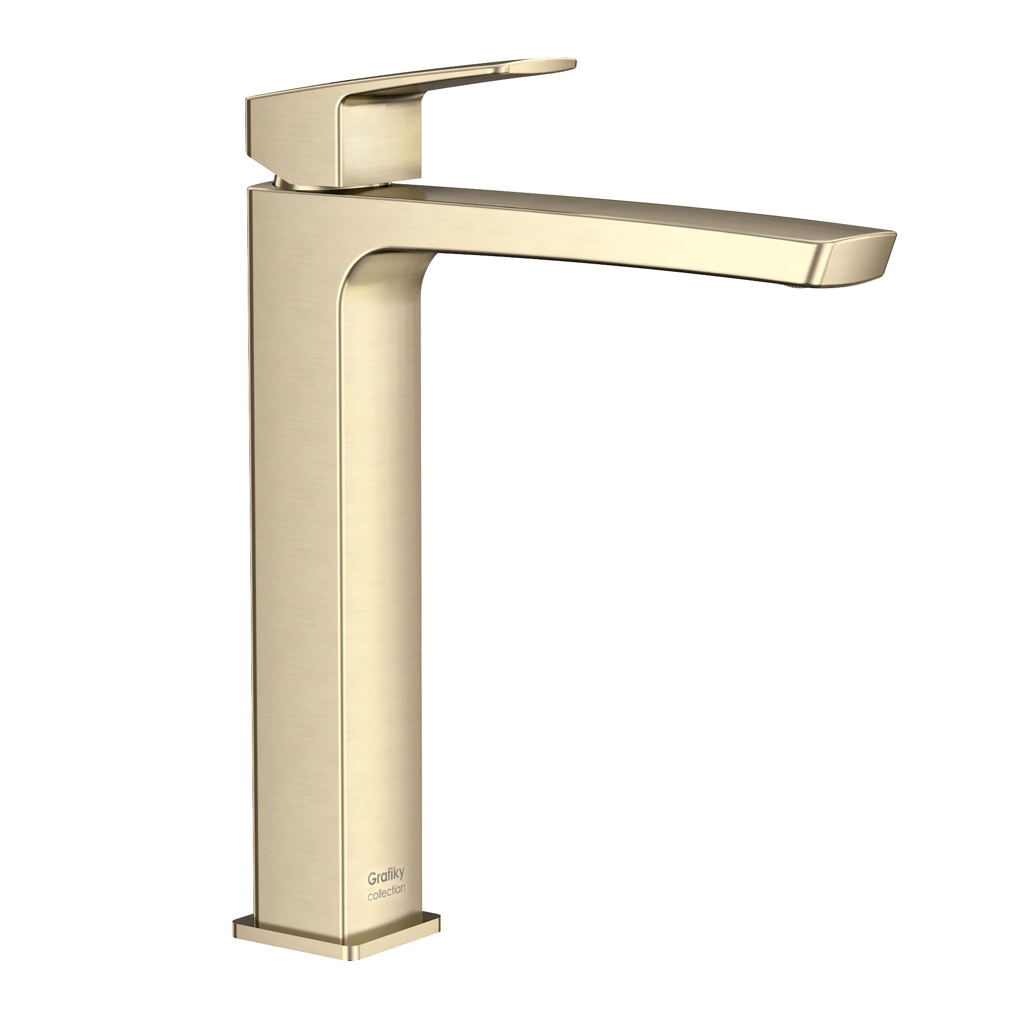 93409 Смеситель для умывальника Imprese Grafiky однорычажный, бронза брашированная (ZMK1724150352)