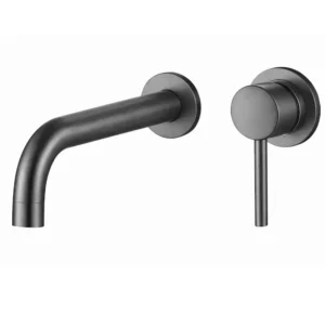 Смеситель для умывальника VBI Milano однорычажный, графит (VBI-050103GR)