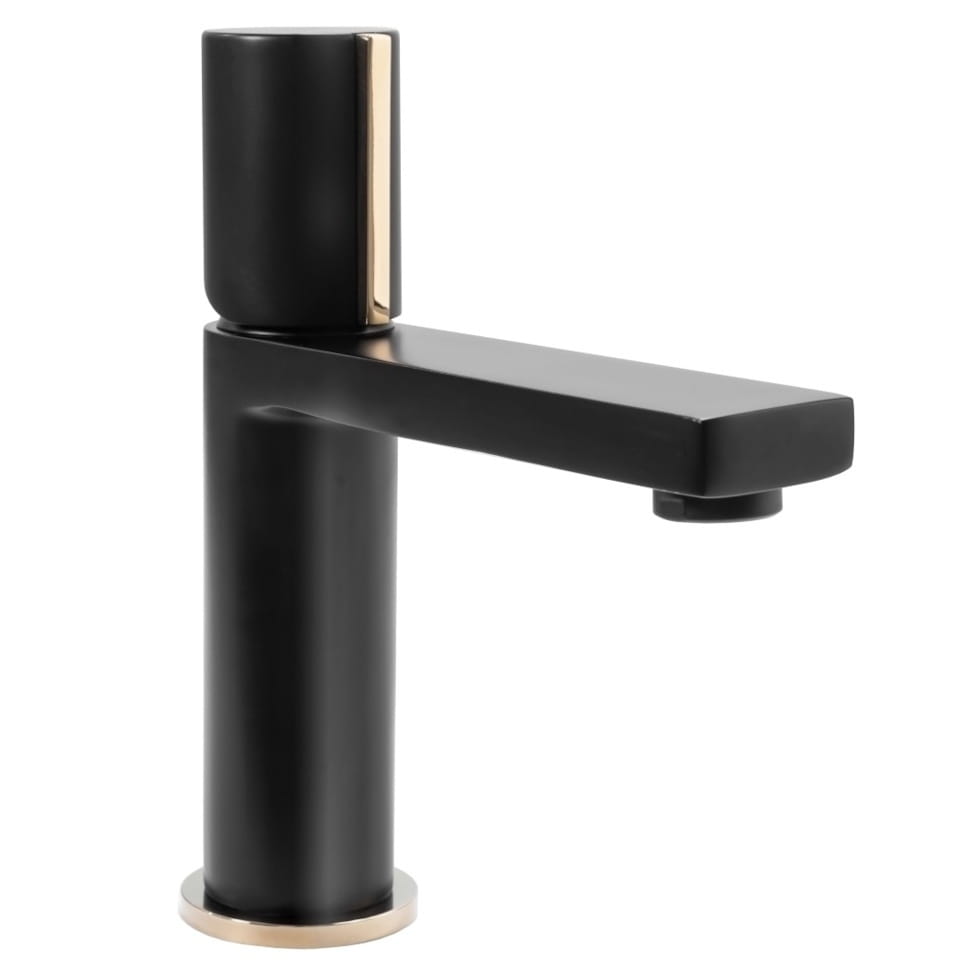 80314.970 Смеситель для умывальника Rea Icon однорычажный, черный матовый (REA-B5680)