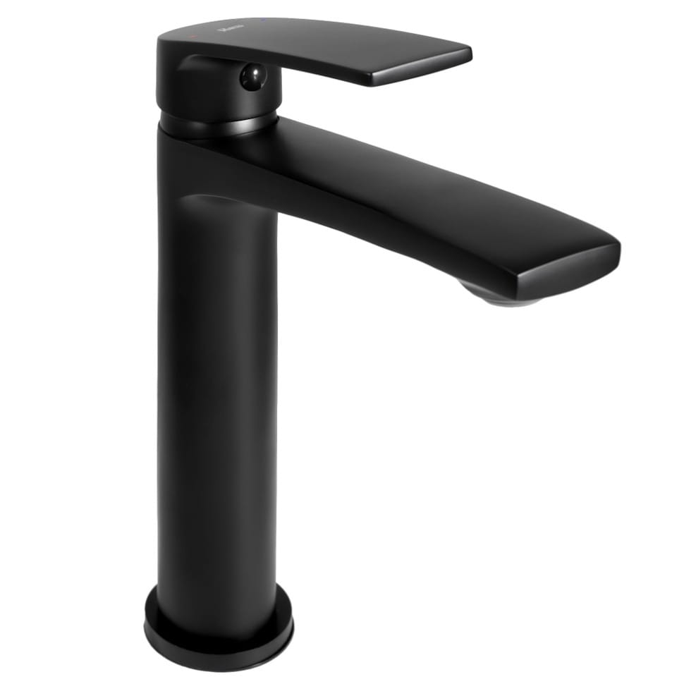 80440.970 Смеситель для умывальника Rea Luppo однорычажный, черный матовый (REA-B5668)