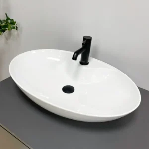 Умывальник накладной VBI Oratino 665x440 овальный, белый (VBI-015503)