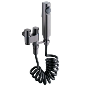 Гигиенический душ Mixxus AVT-01 настенный, однорычажный, графит (MI6837)