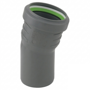 Колено внутренней канализации ASG Nano HTR 32 мм 15° (6543013)