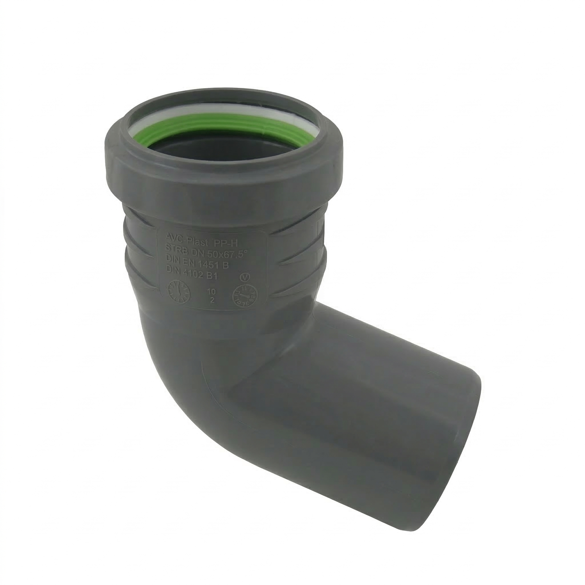 AKD45278_1 Колено внутренней канализации ASG Nano HTR 32 мм 67,5° (6540601)