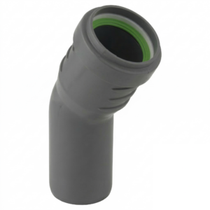 Колено внутренней канализации ASG Nano HTR 40 мм 15° (6512649)