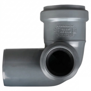 Колено внутренней канализации Sanibud 50x32 мм 90°/90° с отводом влево