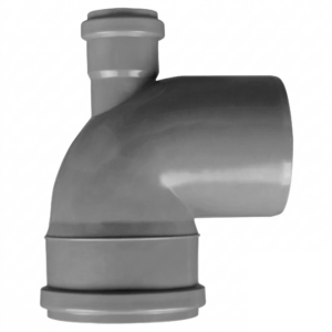 Колено внутренней канализации REIGER TS 110х50 мм 90°/180° с отводом назад (6545395)