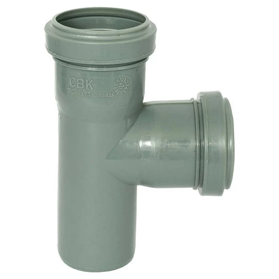 AKD50016_1 Тройник внутренней канализации SVK 50x50мм 90° (1007901)