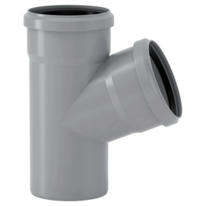 Тройник внутренней канализации 110x110мм 67°