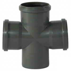 Крестовина внутренней канализации UA 110 мм 90°