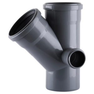 Крестовина внутренней канализации VSplast 110x50мм 45°/90° двухплоскостная, с отводом вправо