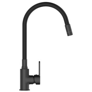 Смеситель для кухни Invena Ksanti однорычажный, черный