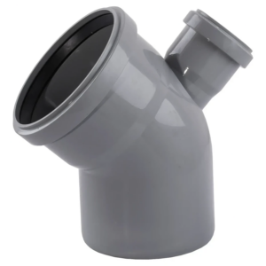 Колено внутренней канализации VSplast 110x50 мм 45°/90°/135° с вертикальным отводом (00024812)