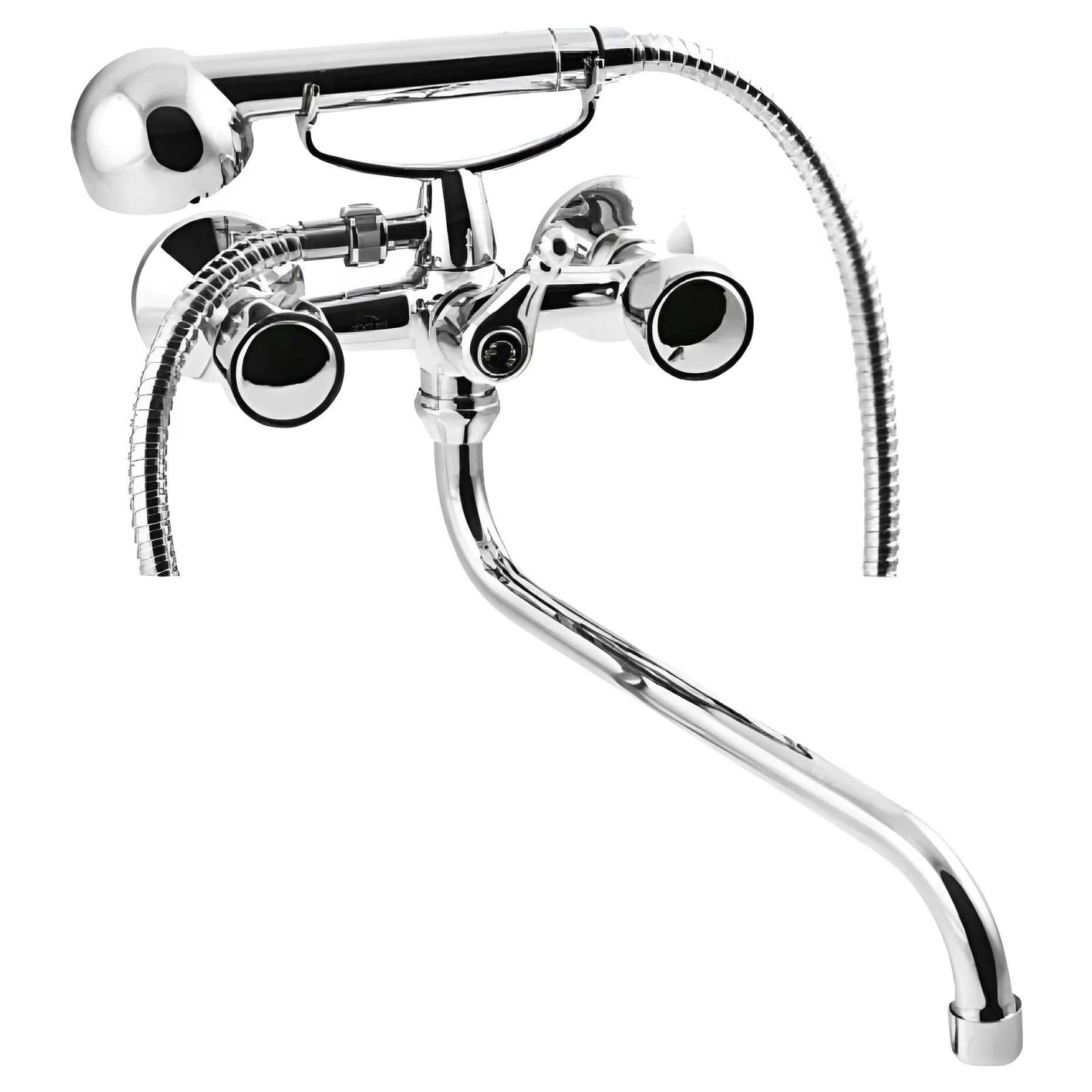 AKD9079_1 Смеситель для ванны Invena Modena двухвентильный, хром