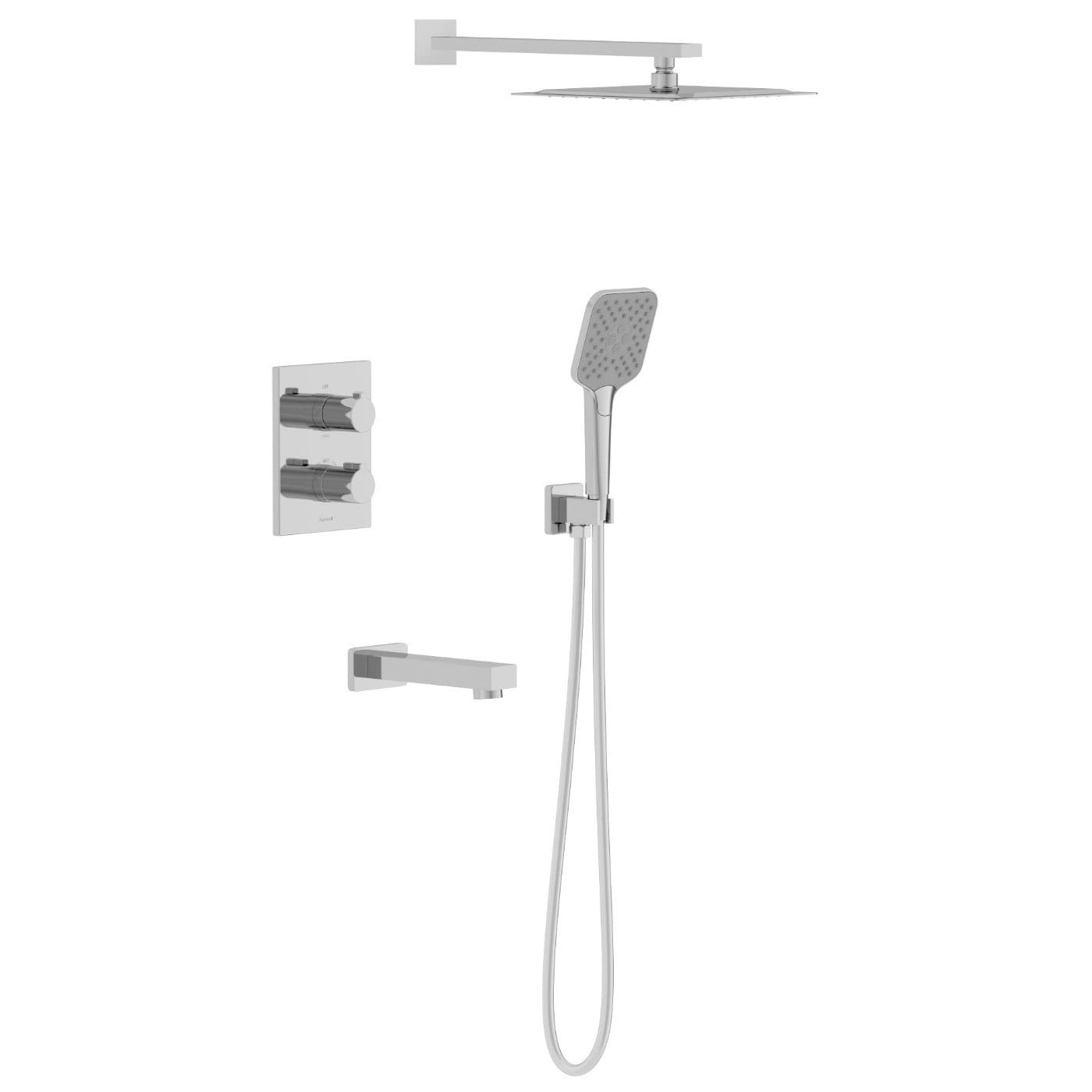 ANT-97024 Душевая система Imprese Judit t04810801STC скрытого монтажа, латунь, хром