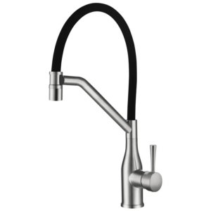 Смеситель для кухни Koer KI-70033-02 однорычажный, сталь (KR5817)