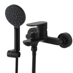 Смеситель для ванны Venta однорычажный, черный матовый (BF325KB)