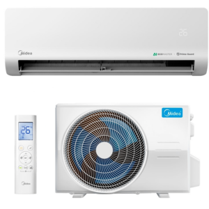 Кондиционер Midea Eazy MSEZ-09HRFN8-I/MSEZ-09HRFN8-O 25м2 (-25°С) R32 инверторный, белый + пульт ДУ (Wi-Fi Ready)