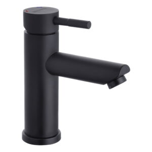 Смеситель для умывальника Kroner KRP Edelstahl Klassisch - SCH010 однорычажный, черный матовый