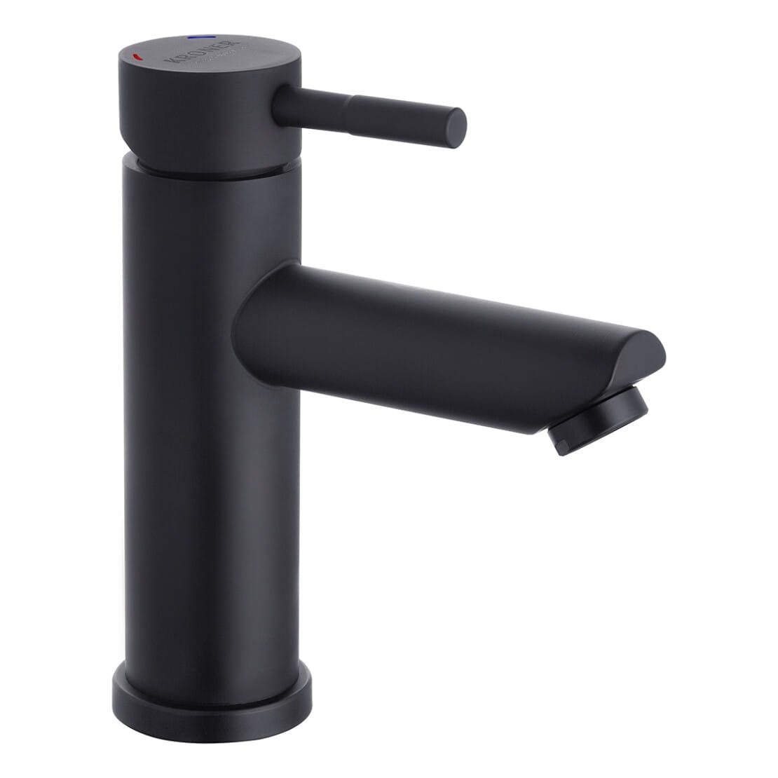 CV025653_1 Смеситель для умывальника Kroner KRP Edelstahl Klassisch - SCH010 однорычажный, черный матовый