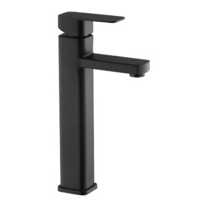 Смеситель для умывальника Kroner KRP Edelstahl Kubus - SCH010-3 однорычажный, черный матовый