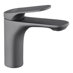 Смеситель для умывальника Kroner KRM Linz - GRN010 однорычажный, графит матовый