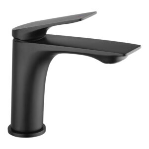 Смеситель для умывальника Kroner KRP Graz - SCH010 однорычажный, черный матовый