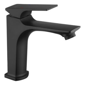 Смеситель для умывальника Kroner KRP Vog - SCH010 однорычажный, черный матовый