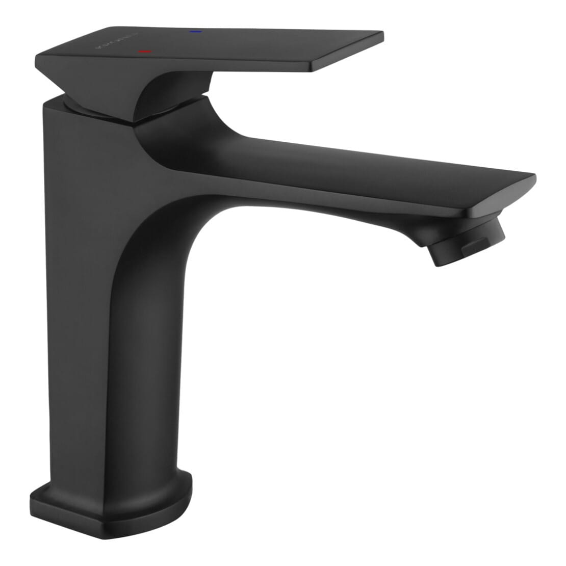 CV035584_1 Смеситель для умывальника Kroner KRP Vog - SCH010 однорычажный, черный матовый