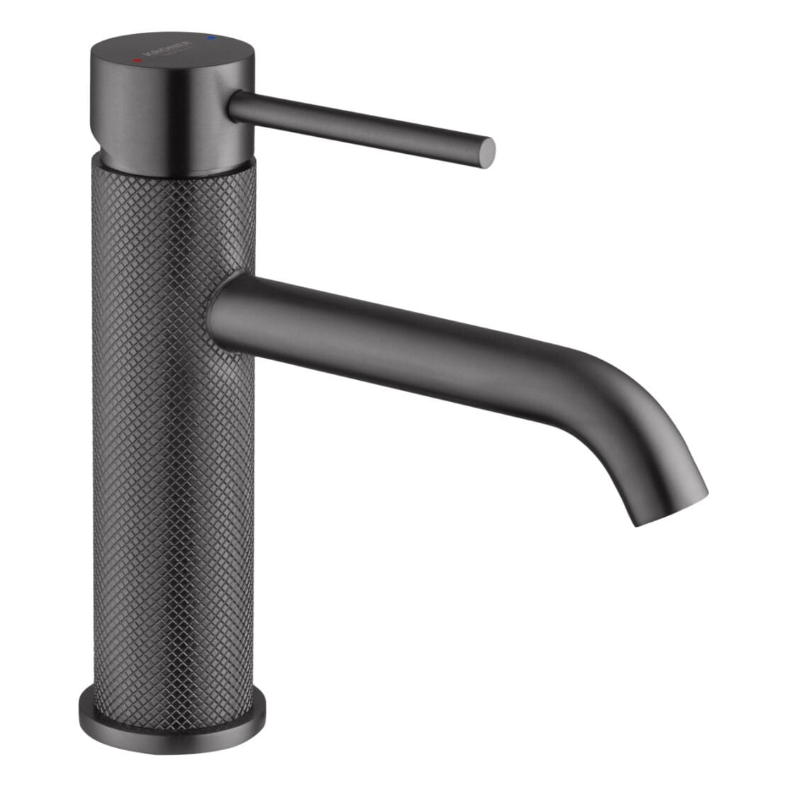 CV035597_1 Смеситель для умывальника Kroner KRP Edelstahl Berg - GRP010 однорычажный, графит матовый