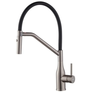 Смеситель для кухни Koer KI-70026-07 однорычажный, сталь (KR5211)