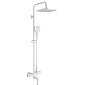 Душевая система Gappo с термостатом, латунь, белая (G2491-8)