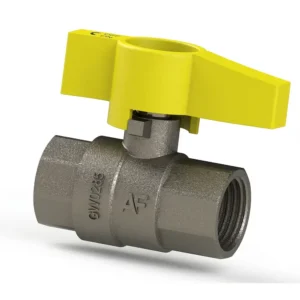 Газовый кран Aquaforce МГГ 15 1/2″ ВВ прямой, латунь