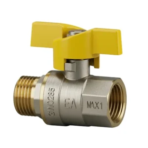 Газовый кран Maxi МГШ 3/4" ВН прямой, латунь