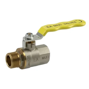 Газовый кран Maxi РГШ 1/2" ВН прямой, латунь