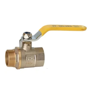 Газовый кран FF РШГ ВН прямой, латунь