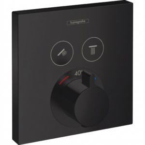 Смеситель для душа Hansgrohe ShowerSelect скрытого монтажа, черный матовый (15763670)