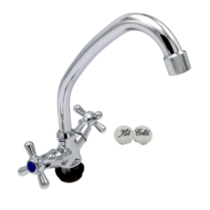 Смеситель для кухни MILLZ двухвентильный, хром (MRS-01-X-003)