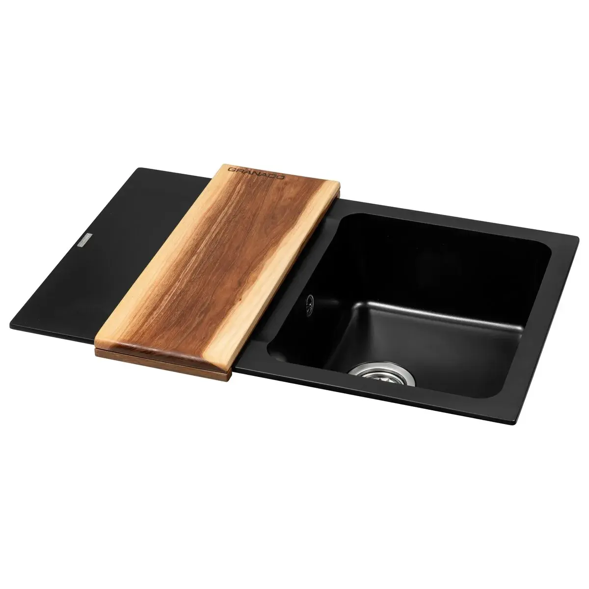 GRA-23666_2 Доска для кухонной мойки GRANADO 540x208 накладная, коричневый