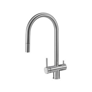 Смеситель для кухни GRANADO Ferrol однорычажный, нержавеющая сталь