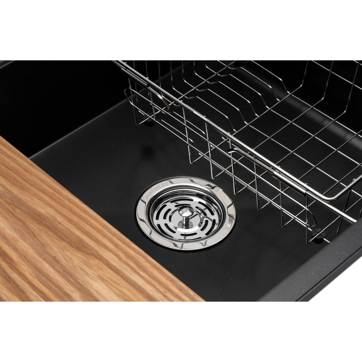 GRA-24521_4 Многофункционая мойка GRANADO Royal Estella 780x500 врезная, чёрная