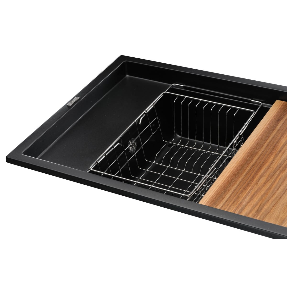 GRA-24521_5 Многофункционая мойка GRANADO Royal Estella 780x500 врезная, чёрная