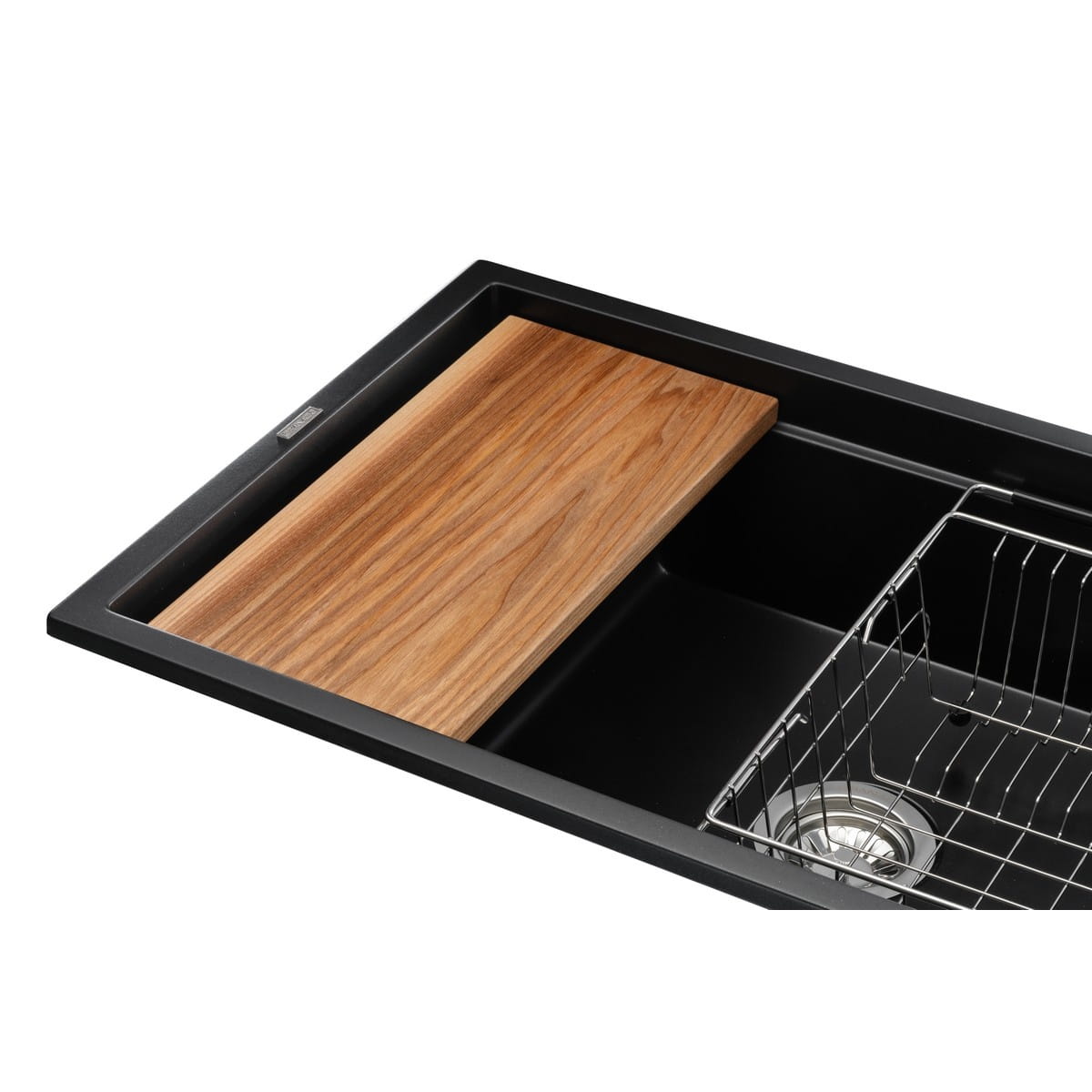 GRA-24521_6 Многофункционая мойка GRANADO Royal Estella 780x500 врезная, чёрная