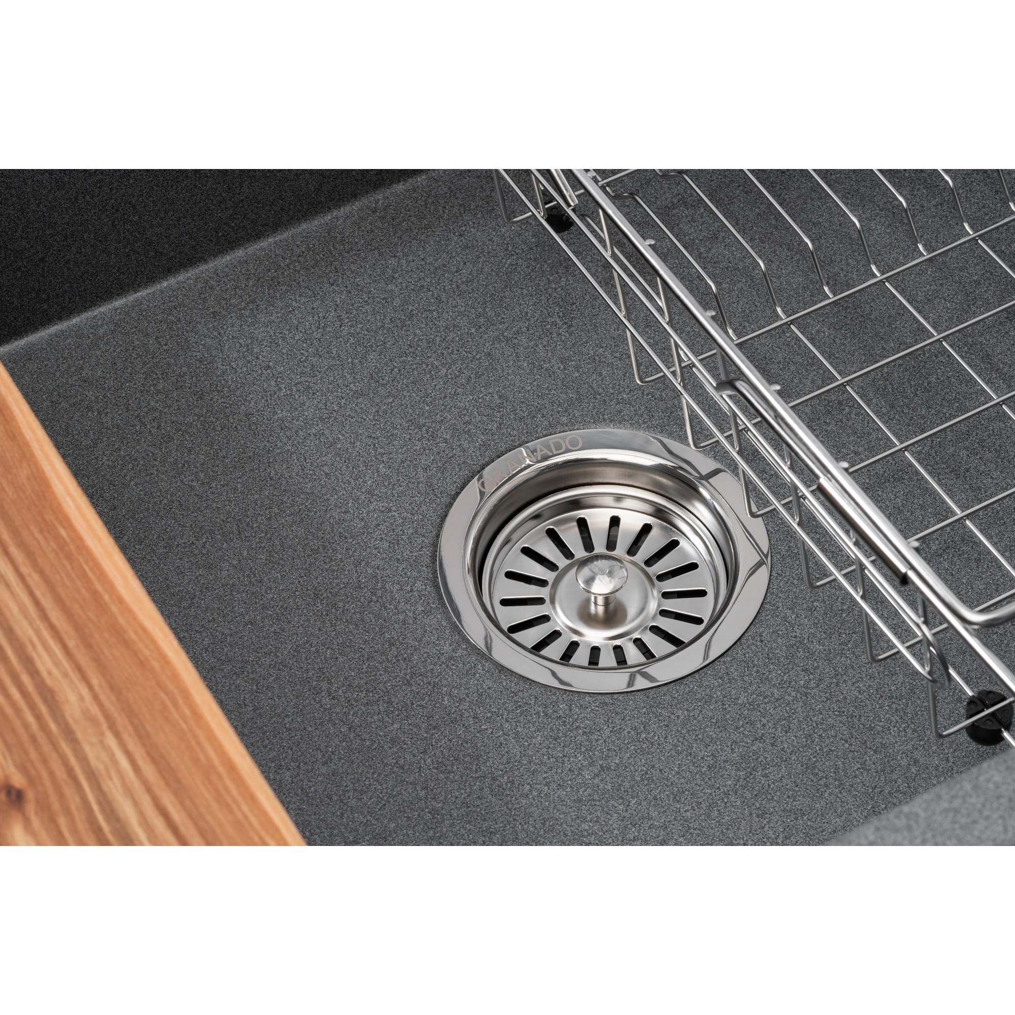 GRA-25781_4 Многофункционая мойка GRANADO Royal Estella 780x500 врезная, графитовая