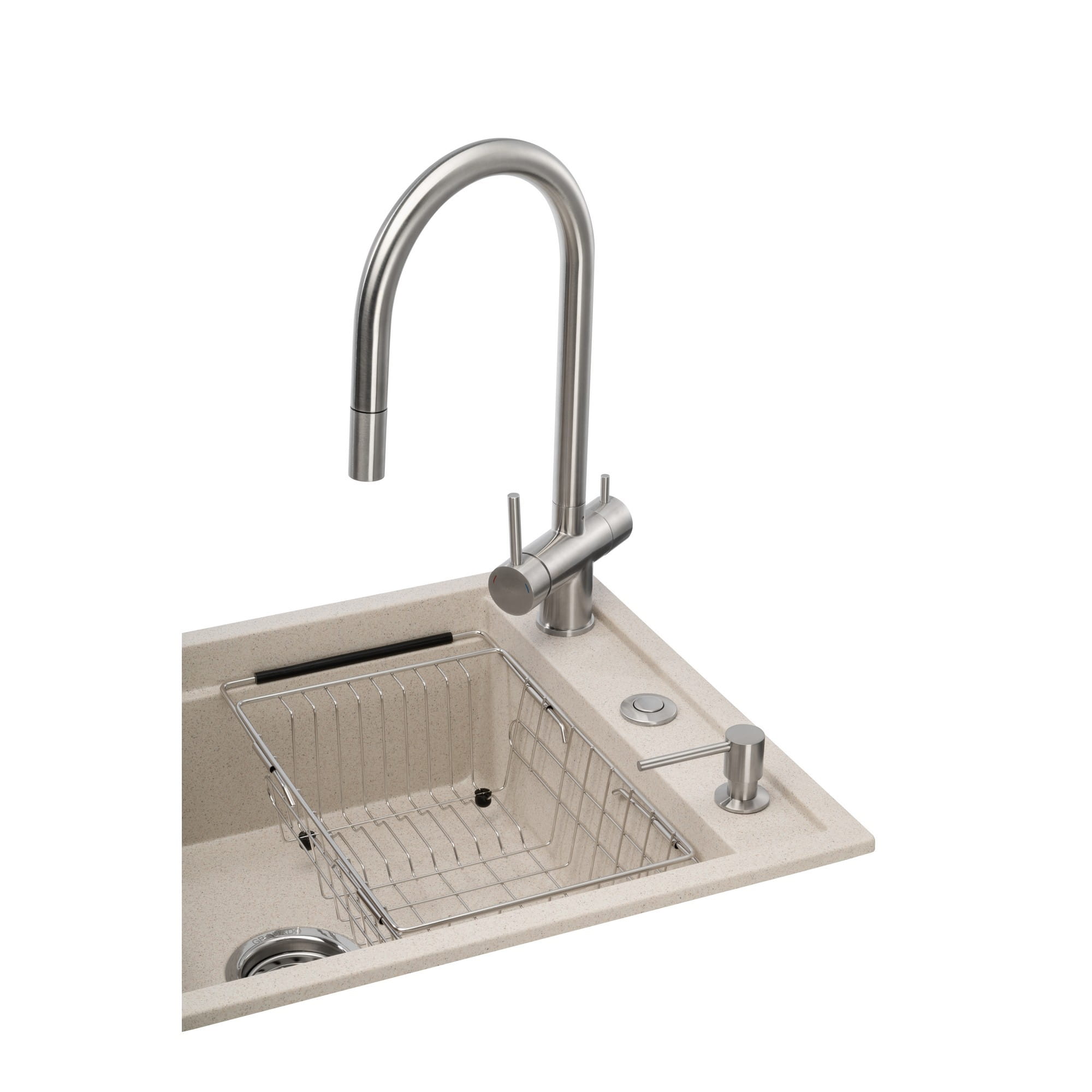 GRA-25782_2 Многофункционая мойка GRANADO Royal Estella 780x500 врезная, терра