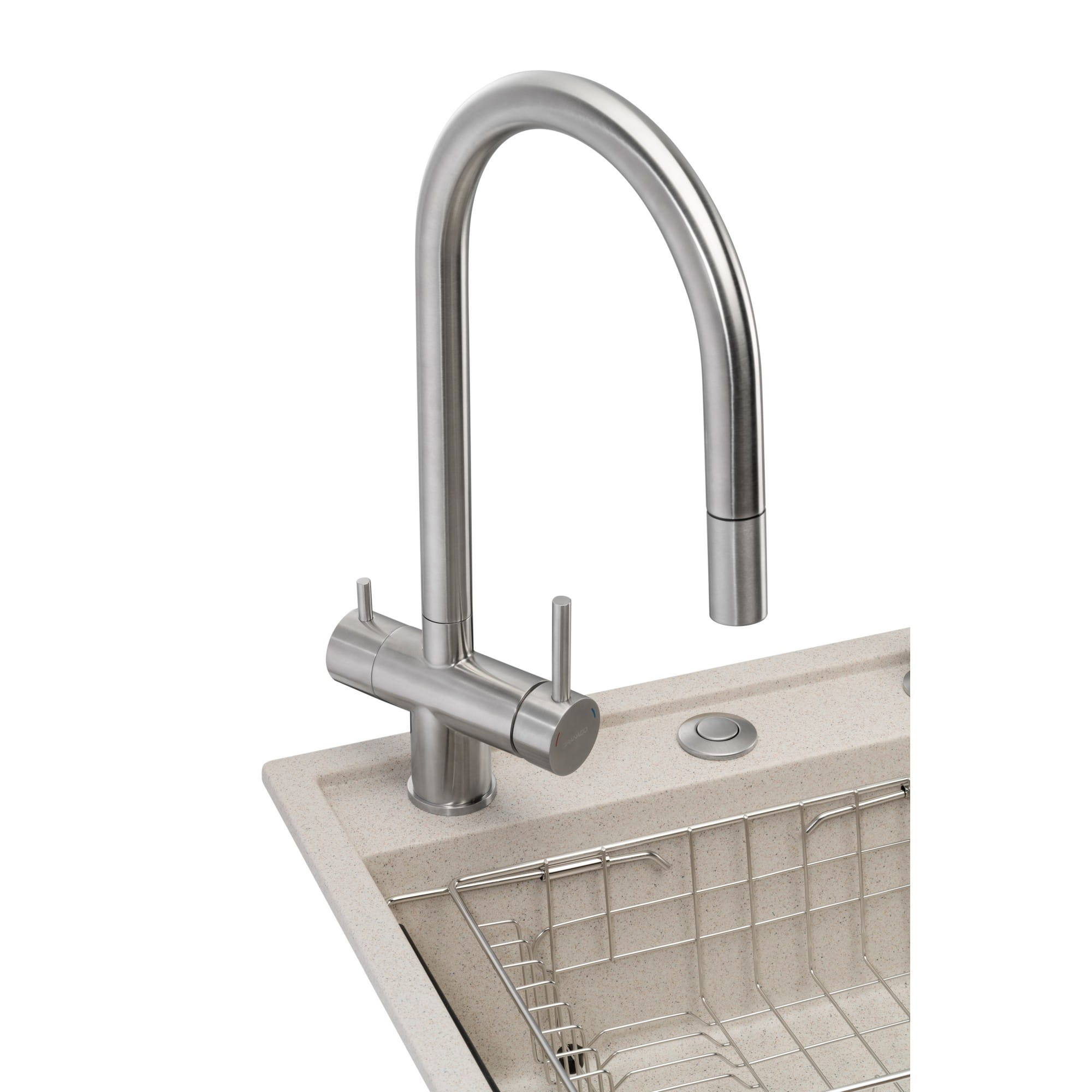 GRA-25782_3 Многофункционая мойка GRANADO Royal Estella 780x500 врезная, терра