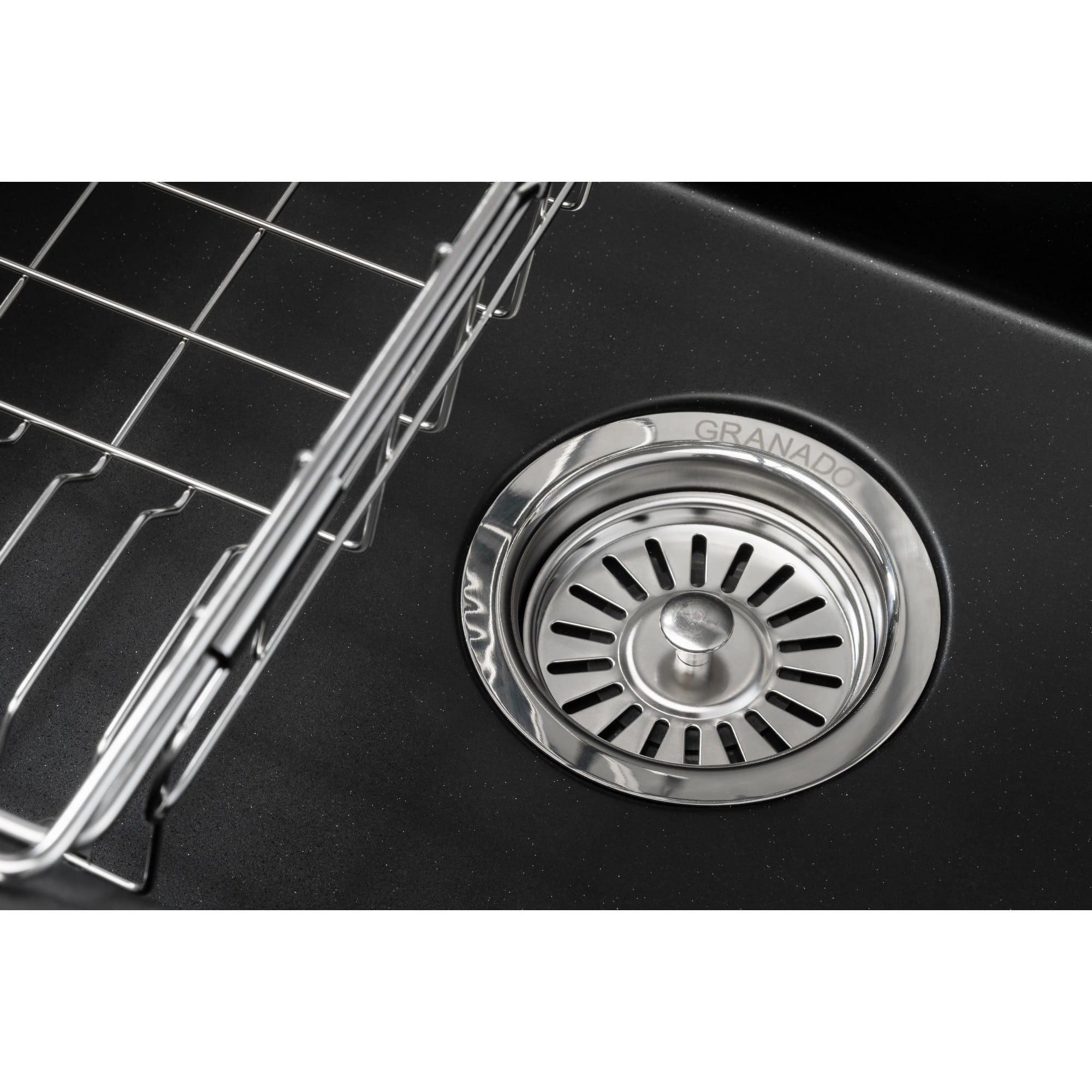 GRA-25790_5 Многофункционая мойка GRANADO Royal Artes 650x497 врезная, чёрная